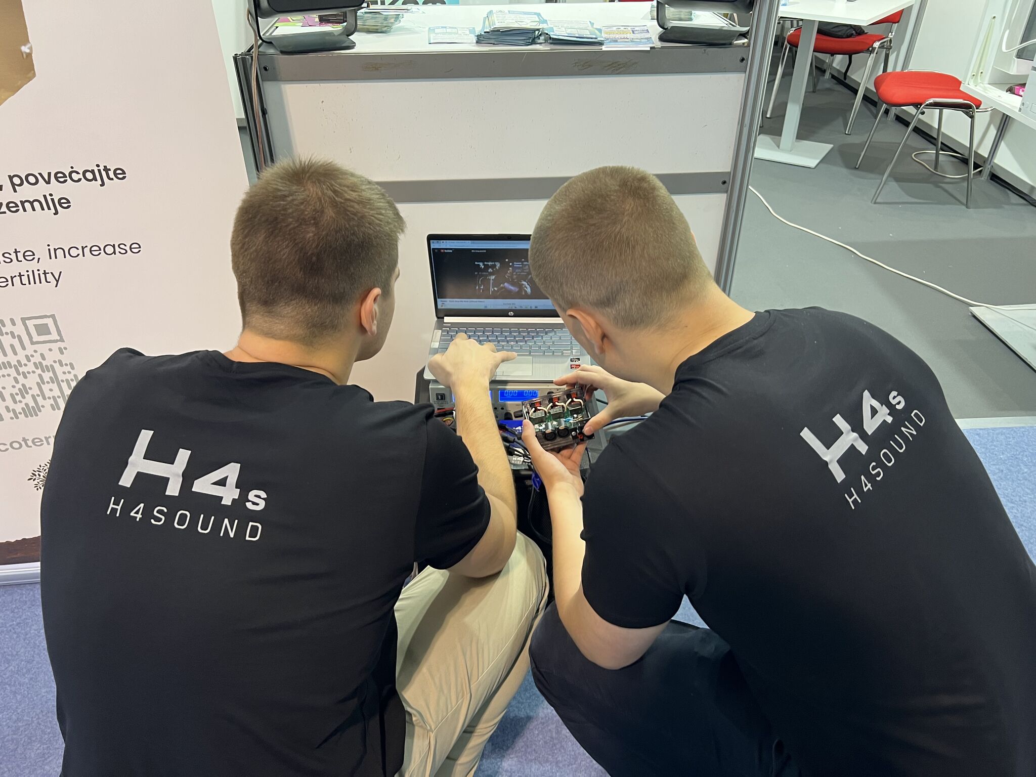 H4SOUND team working